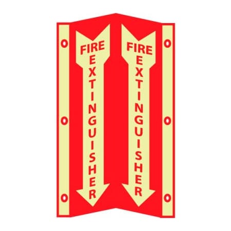 National Marker Co 3D Glow Sign Acrylic - 3D Fire Extinguisher GLV42